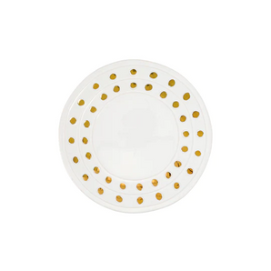 Vietri Medici Gold Salad Plate