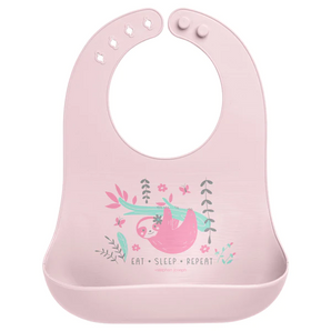 Stephen Joseph Sloth Silicone Bib