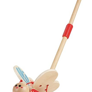 Butterfly Wooden Push and Pull Walking Toy