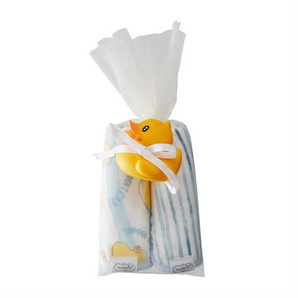 Blue Washcloth and Duck Set