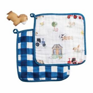 Horse Washcloth and Toy Set