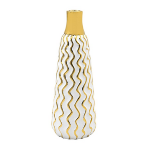 Aurora Gold Squiggle Vase