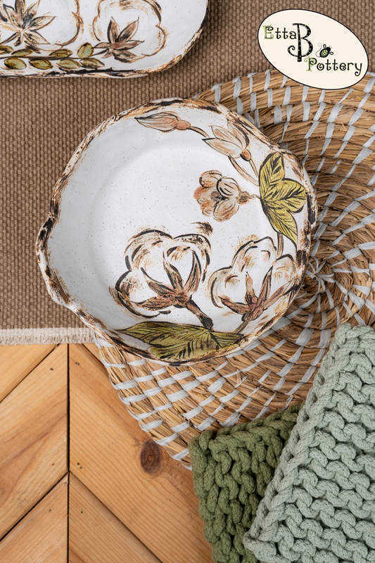 Etta B Cotton Souffle Dish