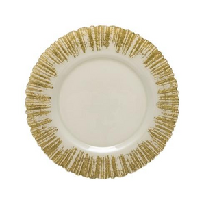 Gianna Gold Sunburst Charger