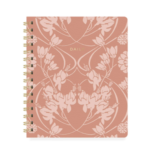 Nouveau Blossom Apricot Non-Dated Daily Planner