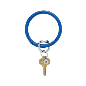 Leather Big O Key Ring