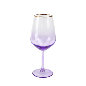 Vietri Rainbow Wine Glass