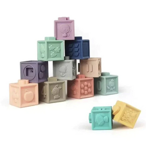 Building Block Teether & Bath Toy