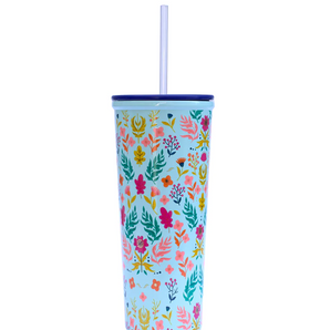 24oz. Tumbler with Stainless Straw