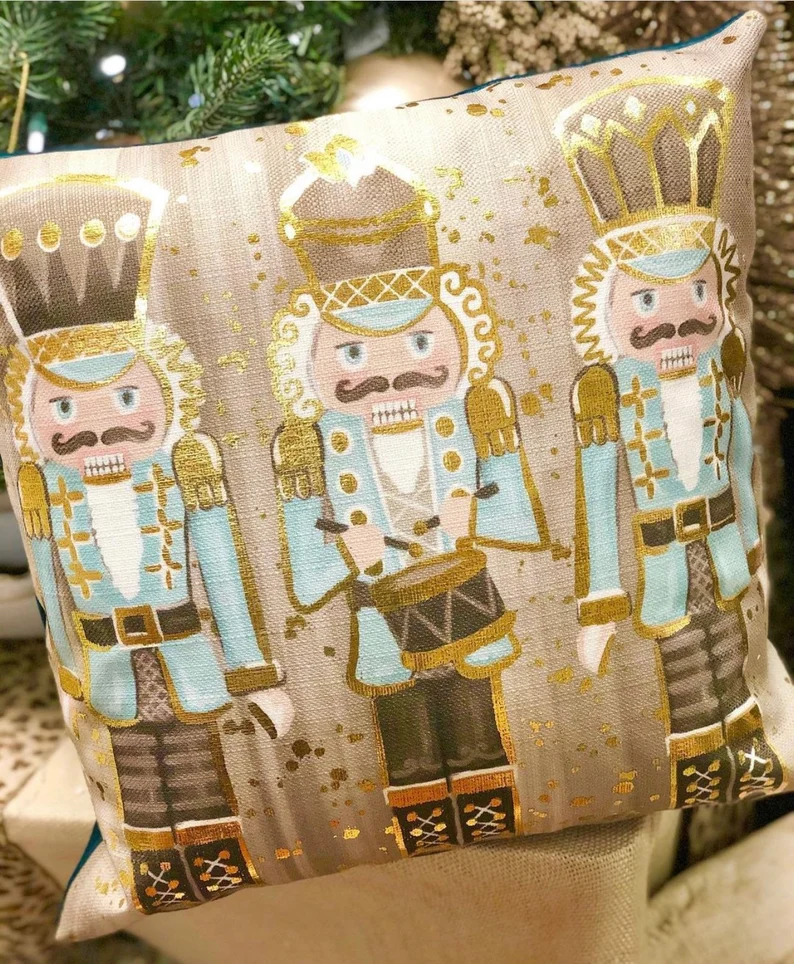 Holiday The Nutcracker Throw Pillow Cover & Insert Eastern Accents