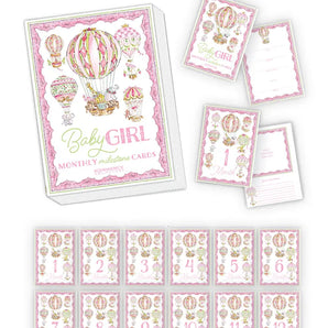 Hot Air Balloons Milestone Cards