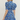 Blue Print Short Puff Mini Dress
