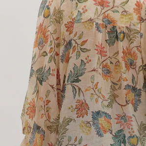 Floral Print Button Down Top