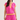 Hot Pink Solid Cap Sleeve Short Set