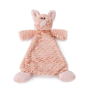 Pudder Pig Rattle Blankie