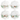 Juliska Berry & Thread North Pole Set of 4 Salad Plates
