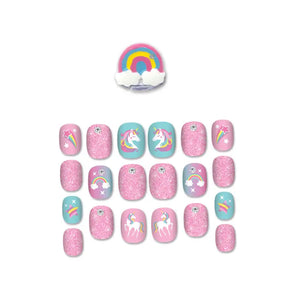Unicorn Pop Glamour Nails