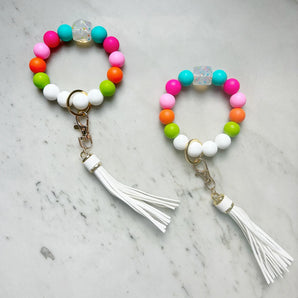 Funfetti Wristband Keychain