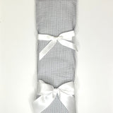 Gray Seersucker Cake Knife - Birthday cake knife