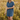 Dusty Blue Drop Should Button Up Shirt Dress