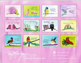 2026 Tay Morgan Wall Calendar