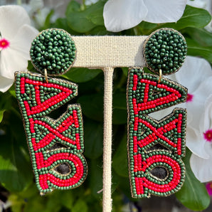 Greek Beaded Earrings