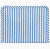 Pimlico Stripe Chambray Roadie Zip Pouch