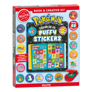 Pokemon Color In Puffy Stickers