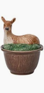 Juliska Forest Walk Lidded Deer Bowl