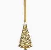 Frosted Glass Tree Ornament