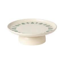 Casafina Pacifica Christmas Tree Footed Plate