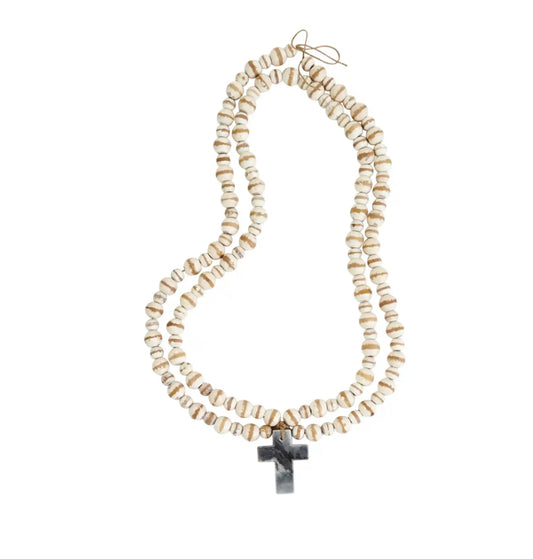 Marble Cross Beads