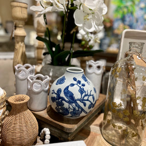 Blue and White Vases-6