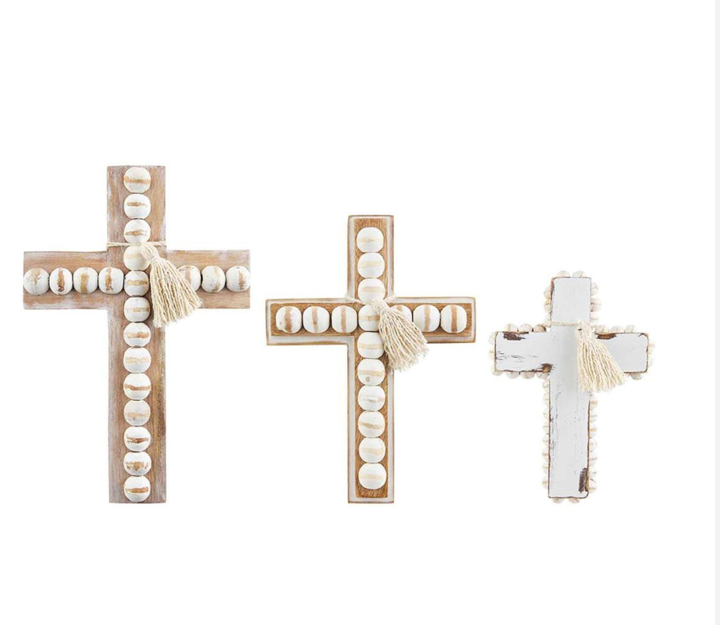 Mud Pie - Decorative Cross Beads