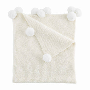 Ivory Chenille Blankets