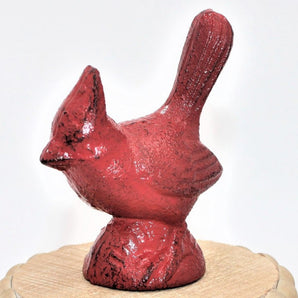 Cast Iron Red Cardinal