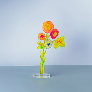 Large Strawflower Acrylic Flower