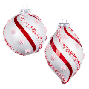 Beaded Peppermint Ornament