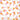 Pink Candy Corn Cocktail Napkin