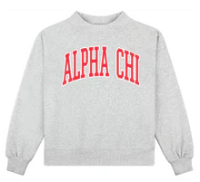 Greek Campus Mock Neck Crew