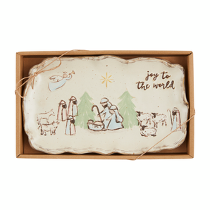 Boxed Nativity Plate