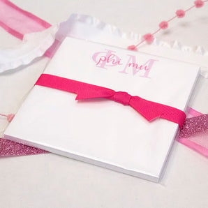 Sorority Greek Doodle Script Notepad