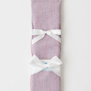 Red, White, Blue Seersucker Cake Knife - Birthday cake knife