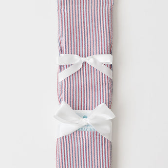 Red, White, Blue Seersucker Cake Knife - Birthday cake knife