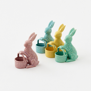 Embossed Bunny with Basket