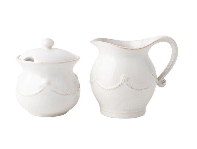 Berry and Thread Sugar and Creamer 3 piece set
