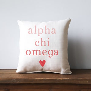 Greek Heart Pillow