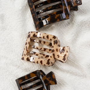 Teleties Small Flat Square Hair Clip