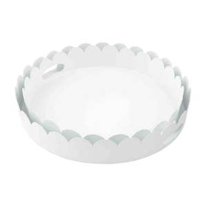 Nested Scallop Metal Tray