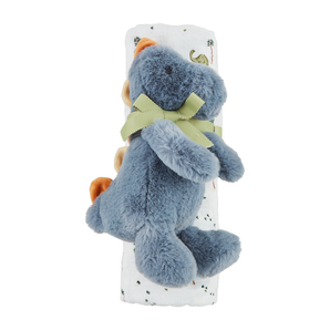 Dino Swaddle and Rattle